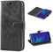 Mulbess Hülle für Huawei Y6 2019 / Honor 8A Handyhülle, Flipcase mit Stand Funktion, TPU Stoßfeste, Etui Karten Schutzhülle, Vintage Schwarz