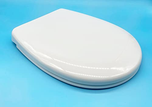 Plastisan Asiento de inodoro con caida amortiguada - Compatible con Gala Elia - Blanco
