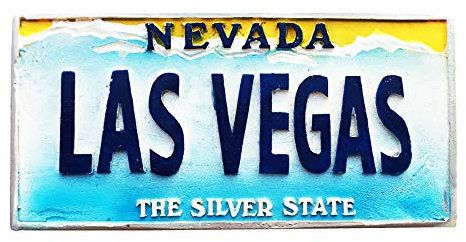Las Vegas Nevada 3D-Kühlschrankmagnet, Souvenir, Geschenk, handgefertigt, Heim- und Küchendekoration, Las Vegas Kühlschrankmagnet-Kollektion