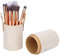Dioche Portaspazzole per Trucco Custodia Portatile Antipolvere in Pelle PU Pennello per Trucco Tazza Vuota Porta Tubo da Viaggio Strumento Contenitore Cosmetico