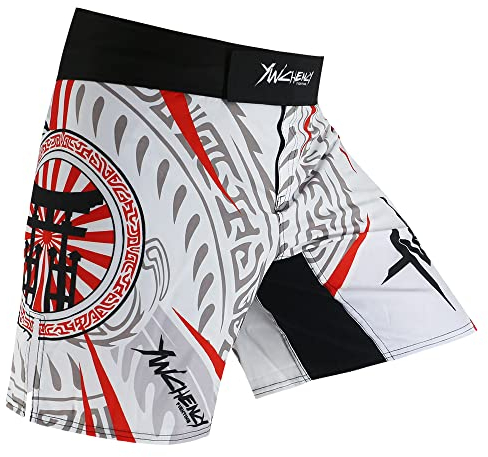 MMA Shorts für Herren Fight Grappling Shorts Herren BJJ Shorts für Herren No Gi Mid Thigh, Yw-dk3, XL