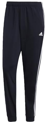 adidas Herren Essentials Warm-Up Tapered 3-Stripes Track Pants, Legend Ink/White, XXL