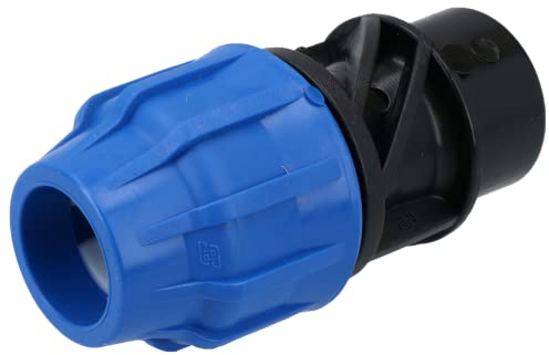 25mm x 3/4 MDPE Female Adapter Compression Coupling Fitting Water Pipe