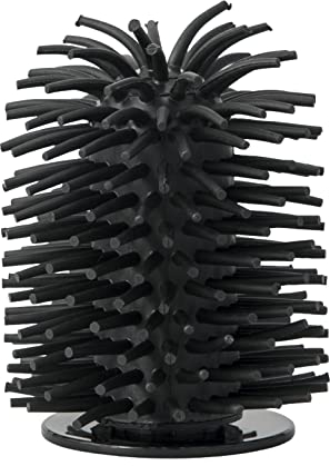 bremermann Ersatz-Bürstenkopf für BARBENA WC-Bürsten in rund, Schwarz, TPR-Kunststoff