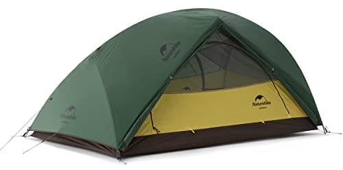 Naturehike Star-River Zelt 2 Personen Doppelzelt Ultraleichtes Zelt Rucksackreisen Wasserdicht Wandern Camping Zelt (Olivgrün)