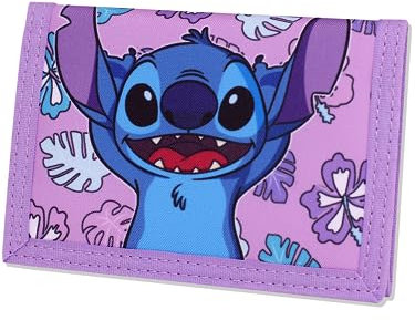 Disney Stitch Portefeuille cadeau pour femmes et enfants : petit porte-monnaie parfait et porte-cartes (violet), violet, Classique