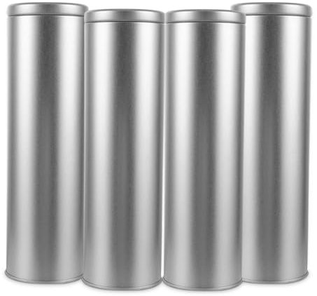 YAYODS 4 Stück Kaffeepads Dose - 22.5 x 6.5 cm Kaffeepaddose - Kaffeepads Aufbewahrung - Dose Kaffeepads - Dose für Kaffeepads, Kaffeebohnen, Frischgemahlener Kaffee, Kapseln oder Kaffeepads