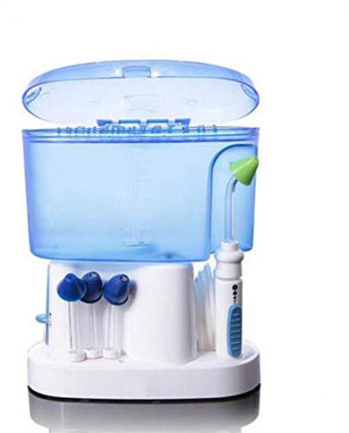 BYERZ Macchina elettrica per la Pulizia del Naso Hydro Pulse Detergente per Sistema di irrigazione nasale e sinusale Sinupulse Adulti Bambini Soluzione Salina Medica
