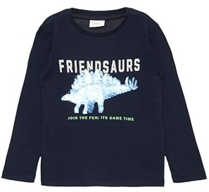 s.Oliver Jungen Langarmshirt mit Wendepailletten Langarmshirt mit Wendepailletten (1er Pack)