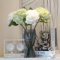 DUYONE 4Pcs 56 cm Lebensechte künstliche Hortensie,2 Weiß,2 Hellgrün Große Real Touch Blumen Künstliche Blumen Trockene Blumen Hochzeit Weihnachten Büro Familie Party Wohnzimmer Tisch Deco