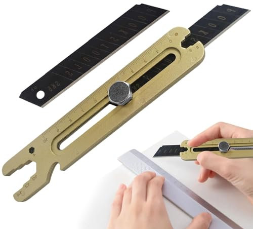 Kixolazr Allzweckschneider, Allzweckschneider,Kistenschneider - Robuster Kartonschneider, scharfer Papierschneider für Kartons, Pappe und Kartons, Haushaltsschneider