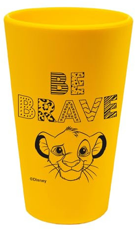 WinCraft Verre à bière en silicone 473 ml Disney Roi Lion Be Brave