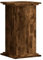 vidaXL Plant Stand Pot Holder - Smoked Oak Engineered Wood - Flowerpot Stand 33x33x60 cm - Large Surface - Stable & Durable - Hollow Design