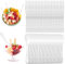 Plastikbesteck Set, 200 Stück Wiederverwendbar für Party, Dessert, Pudding, Mousse - Eislöffel und Obstgabeln