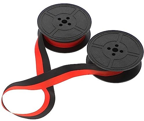 PLAFOPE Schreibmaschinenband Doppelspulen-tintenband Für Schreibmaschine Haushaltsfarbband Aus Nylonmaterial Praktisch Und Langlebig