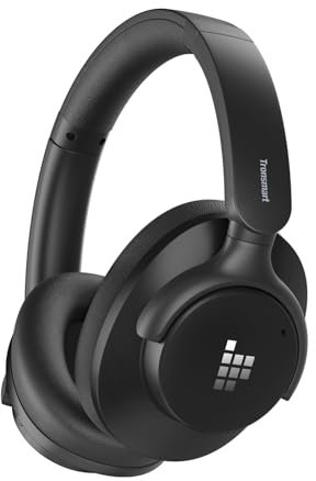 Tronsmart Q20S Cascos Inalámbricos Cancelación de Ruido Activa Híbrida con Varios Modos, Sonido Hi-Res Audio, 60H Reproducción, Control de App, Ajuste Cómodo, Wireless Auriculares con Micrófono