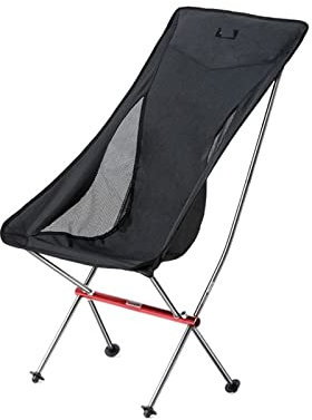 Snowflyk Aluminiumlegierung Outdoor Tragbarer Klappstuhl Moon Chair Camping Strandstuhl (C)