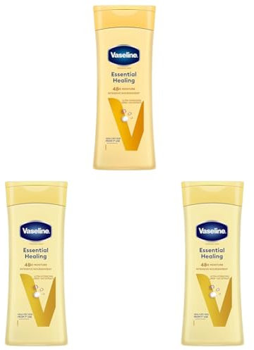 Vaseline Intensive Care Essential Healing Body Lotion for 400 ml (Pack of 3)