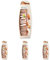 Vidal - Bagnoschiuma Almond & Karité, Formula Addolcente, con Olio di Mandorle e Burro di Karité, Dermatologicamente Testato, 500ml (Confezione da 4)