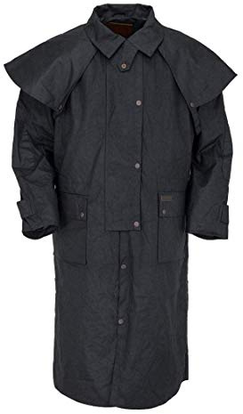 Outback Trading - Unisex Low Rider Duster Coats, Color Black, Size: 4X-Large
