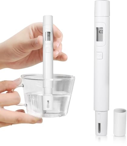 tlidfgeo TDS Messgerät, LCD Digital Wasserqualität Tester, Wassertester Trinkwasser, Schnellanalysator für Wasser, TDS Wasserqualität Meter für Haushalt Trinkwasser Aquarium Pool Labor