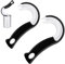 Sibba 2 Pcs Easy Open Ring Pull Can Opener Rings Tab Puller Soda Cap Opener Tool Manual Portable Lid Opening Kitchen Utensils for Short Nails Folks with Joint Lifter Tin Beer Can Travel