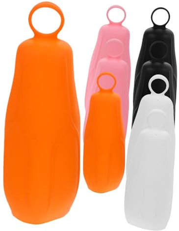 HAPINARY 8pezzi Custodie Elastiche Per Bottiglie Viaggio Manicotti Per Toeletta Coperture in Silicone Per Borracce e Profumo Riutilizzabili e Flessibili Per Viaggi e Riunioni