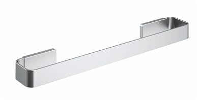 COSMIC NEA Handtuchhalter, gerade, Edelstahl, 400 mm, Dual Fixing, Mattschwarz (Chrom)