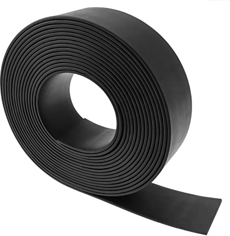 Plancha Goma Tira de Goma de Neopreno Antideslizante Plancha Neopreno para Juntas antivibración protección Bricolaje (25mm×1,5mm×6m)