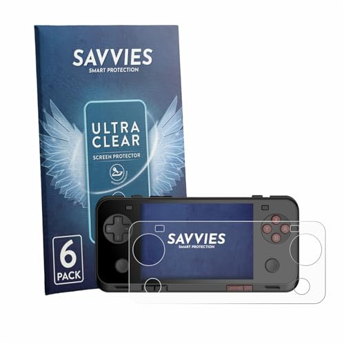 Savvies 6 Stück Schutzfolie für Ayaneo Pocket ACE Displayschutz-Folie Ultra-Transparent
