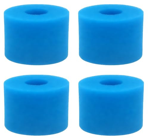 Fuayuan Filtres de Piscine en Mousse Compatible Intex Type S1, Éponge Filtrante Type S1 pour Piscine et Spa, Filtre en Mousse Réutilisable et Lavable (4 Pièces)