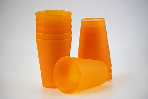 50 gobelet en plastique 0,4 l – Orange – Plus de Voie Gobelet/Gobelets/Gobelet
