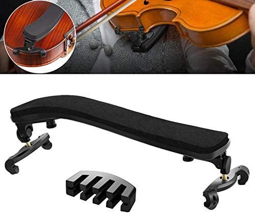 Fansjoy Almohadilla Violín 4/4-3/4 Tamaños, Soportes de Hombro y Mentoneras para Violín 4/4 3/4 con Sordina