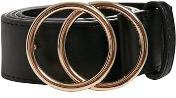 Urban Classics Herren Ring BUCKLE Belt Gürtel, Schwarz (Black 00007), 120|#680 (Herstellergröße: L)