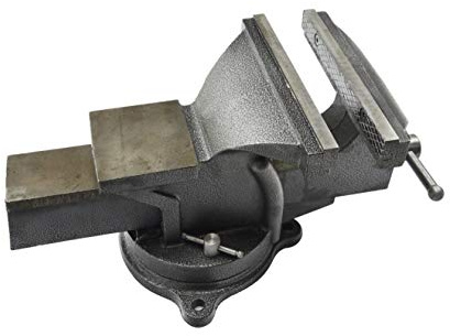 BSD Tischschraubstock aus Gusseisen - Werkbanschraubstock, Werkbank Drehbar Schraubstock 200mm (8”) - 15kg