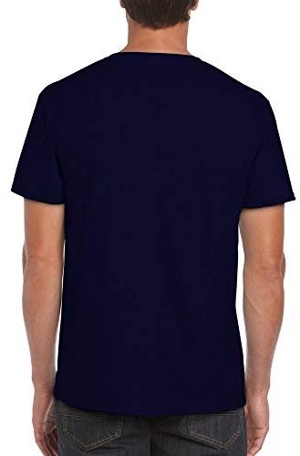 Gildan Mens Short Sleeve Soft-Style T-Shirt (4XL) (Navy)