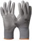 Gebol Micro Flex, Arbeitshandschuhe für nötiges Feingefühl, Schutzhandschuhe für Damen und Herren, Größe S (Gr 7), Grau, 1 Paar