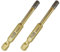 NBB Forets diamantés brasés avec tige hexagonale, connexion rapide, pour le perçage à sec sur la céramique, le carrelage, le granit, le marbre, utilisés sur une perceuse à cordon ou sans fil (2, 5mm)