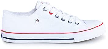 Big Star Klassische Damen Turnschuhe Weiß T274022 (39)