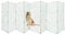 Conka Pets – Outdoor Dog Fence – Wire Garden Barrier for Dogs and Pets - 1.2M High Prevents Reaching In – 5cm x 5cm Mesh Stops Dogs from Jumping - Portable & Lightweight - Covers 5 Foot/1.5 Metre Gap