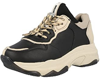 BRONX Damen Sneaker Low schwarz/Creme 40
