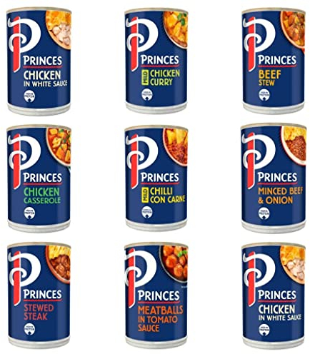 Princes - Ready Meal Bundle 9 x Tins (392g and 370g)