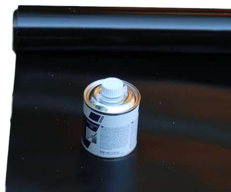 JEHAPRO ® Reparaturset LKW - Plane Planen Flicken + Kleber (schwarz)