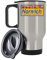 Alan Partridge Radio Norwich Mug 14 oz Insulated Travel Mug (Silver Travel)