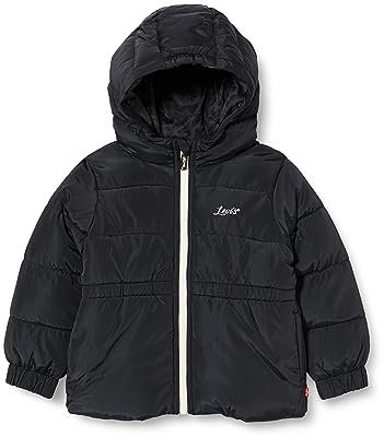Levi's Kids Lvg Lunghezza Coscia Puffer 3eh932 Capispalla di Peso Medio, Caviale, 5 Anni Bambine e Ragazze