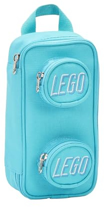 LEGO Unisex Kinder Brick Pouch Beutel, Ideal für Handy & Schulbedarf, Wasserabweisendem CyclePET-Polyester, Kompakt & dennoch Geräumig, 1L, Größe 20x10x6 cm