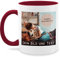 Tasse Tassen 325ml - eigenem - Foto Bild Geschenk I Dein Bild und Text - 325 ml - Bordeauxrot - fototasse customized mug with photo selbst drucken fotos kaffeebecher bildtasse freundschaftstasse
