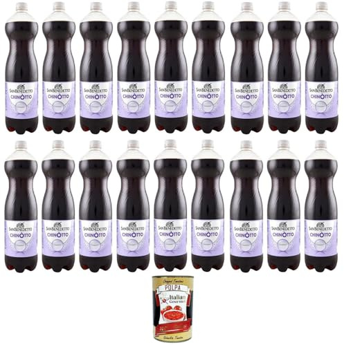 Italian Gourmet Bundle Chinotto Erfrischungsgetränk 18x 1,5L + Italian Gourmet Polpa Gratis – Italienischer Bitter-Zitrus-Softdrink, PET-Flaschen Vorrat 27L