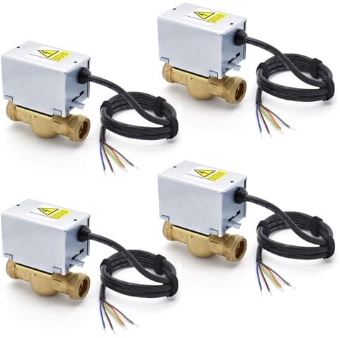4 x V4043H 1056 Alternative – 2 Port Motorised Zone Valve 22mm (Four Pack)