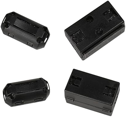 ThtRht 4 Stück 3D-Drucker-Zubehör, Filamentfilter, Staubentferner, rund, quadratisch, antistatisch, abwischbar, Schmutzdüsenteile für 1,75 mm 3 mm PLA ABS TPU PETG A6 A8 Cr-10 Prusa I3 Ender 3